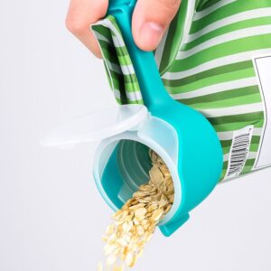 Clip de Sellado para bolsas con tapa para Verter Fácilmente