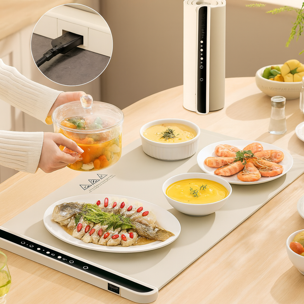 Bandeja eléctrica de calentamiento para alimentos - Imagen 3